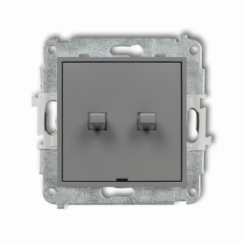 MINI Mechanizm łącznika świecznikowego w stylu amerykańskim szary mat
