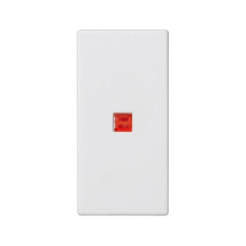 K45 klawisz K45 z podświetleniem czerwony 45x22,5mm czysta biel