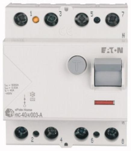 HNC-40/4/003-A Wyłącznik różnicowoprądowy 6kA, In=40A, I?N=0,03A, Typ A, 4-bieg. Seria HNC