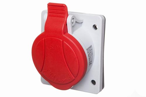 gniazdo siłowe tablicowe skośne GTS 16/5 16A/400V 3P+N+Z