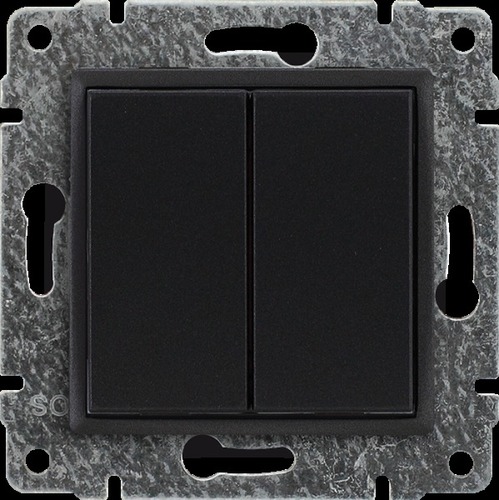 zaślepka VENA moduł.antracyt (2szt. 22,5mmx45mm) , wymaga zastosowania w uchwycie do modułów 45x45