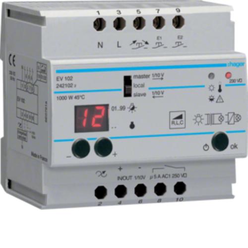 Ściemniacz zdalny 1000 W, sterowanie lokalne i 1/10 V Master/Slave