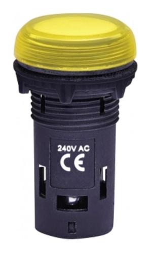 ECLI-240A-Y Lampka LED 240V AC - żółta