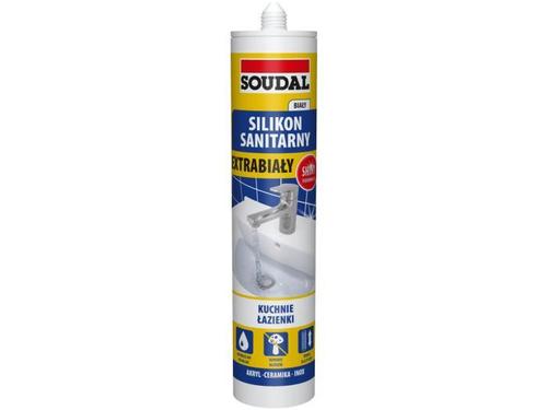 silikon sanitarny biały 280ml.
