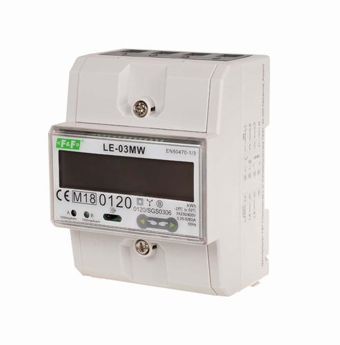 licznik dwutaryfowy energii elektrycznej, 3fazowy, 2-kierunkowy z Modbus RTU, do pomairu bezpośredniego