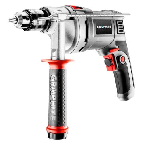 Wiertarka udarowa 850W, uchwyt kluczykowy 13 mm, obroty 0-3000 min?1, walizka