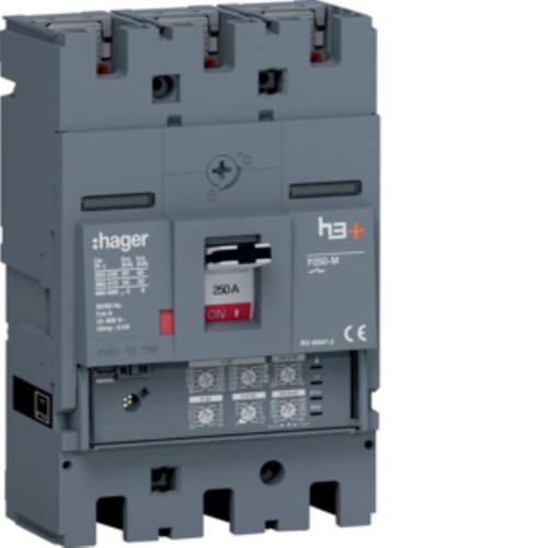 MCCB Wyłącznik mocy h3+ P250 3P 250A 50kA LSI