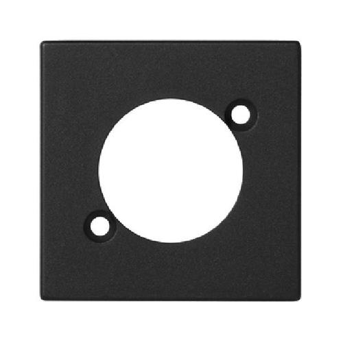K45 płytka K45 do złącza XLR 45x45mm szary grafit