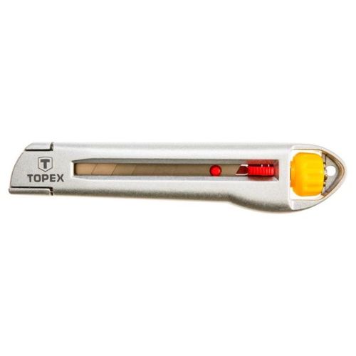 Nóż z ostrzem łamanym 18 mm, metalowy korpus