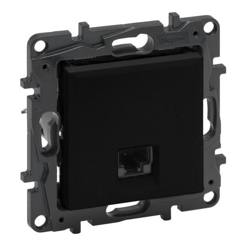 gniazdo RJ45 kat. 5e UTP-Niloe Step kolor czarny, Legrand