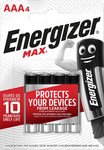 BATERIA ENERGIZER MAX AAA LR03 /4 szt.
