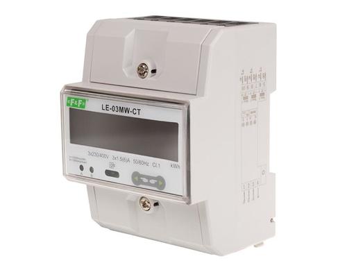 licznik energii elektrycznej dwutaryfowy 3fazowy, 2-kierunkowy z Modbus RTU, do pomairu półpośredniego
