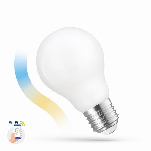 żarówka LED GLS 5W COG 230V CCT+DIMM MILKY Wi-Fi SpectrumSMART