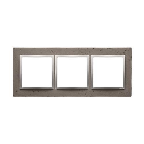 SIMON 54 NATURE ramka 3-kr. beton mokra robota