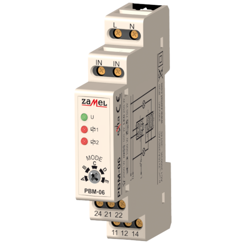 przekaźnik bistab. sekwencyjny 230V AC TYP: PBM-06