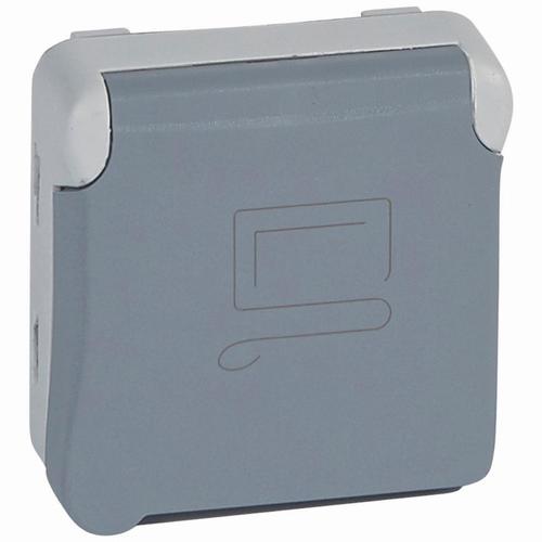gniazdo pojedyncze PLEXO55 2P+Z z blokadą czerwone 16A-250V~, Legrand