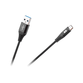 Kabel USB - USB typu C REBEL 200 cm czarny