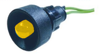 lampka diodowa Klp 10Y/230V klosz 10mm żółty