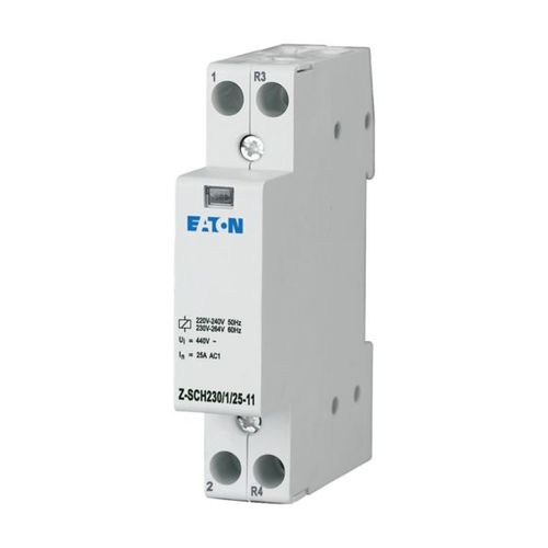 Z-SCH230/1/25-11 Stycznik instalacyjny Z-SCH 1MU szer. 230VAC 1zw. + 1rozw.