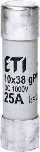 wkładka topikowa cylindryczna PV CH10x38 gPV 25A 1000V DC