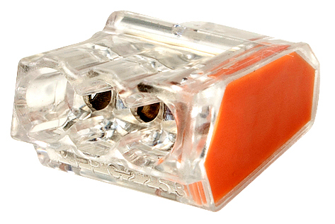 złączka instalacyjna PC2253-CL 3x2,5mm2 transparentny