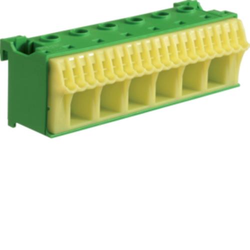 blok samozacisków ochronny QuickConnect , zielony, 6x16+20x4mm2, szer. 105mm , zielony