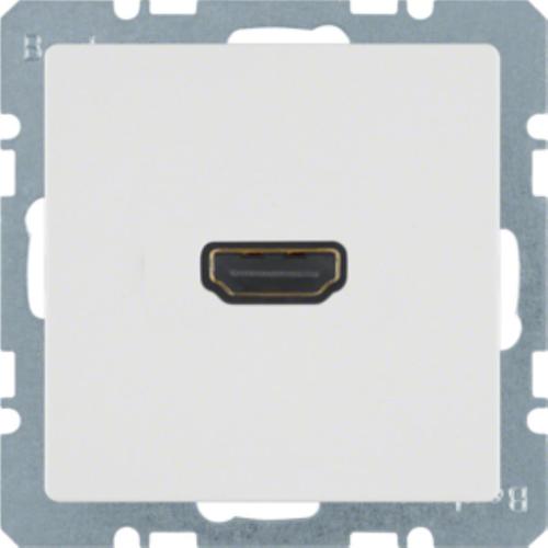 gniazdo HDMI Q.x z przyłączem 90° biały