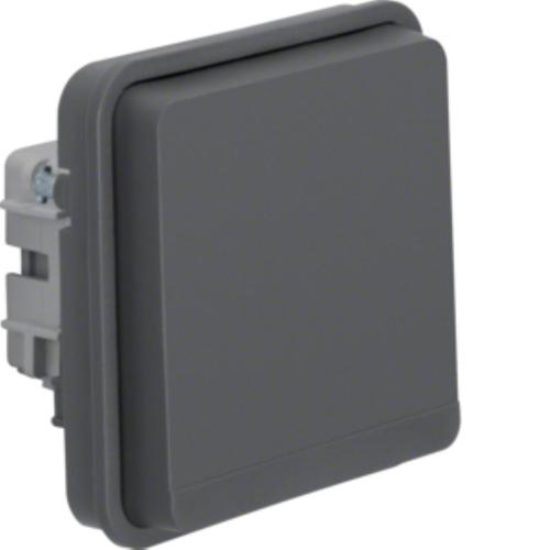 moduł gniazda W.1 SCHUKO 2P+Z, IP55, szary