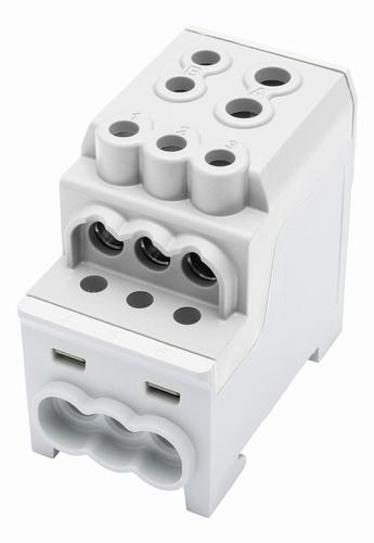 SDB 200 blok rozdzielczy-dystrybucyjny Al/Cu 80030 SIMBLOCK szary
