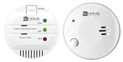 czujnik dymu MINI ZESTAW "EL HOME" CSD-01N9 (czujnik czadu CD-50B8 i dymu SD-10A4)