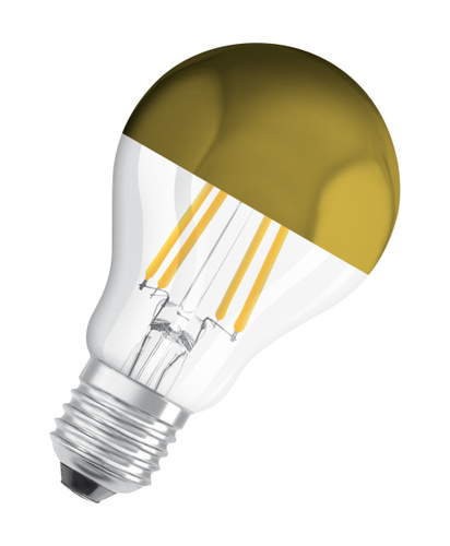 żarówka LED STAR CL A FIL E27 4W/827 Mirror Gold 37 non-dim złota