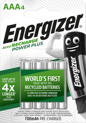 akumulator ENERGIZER POWER PLUS AAA HR3/4 szt. 700mAh