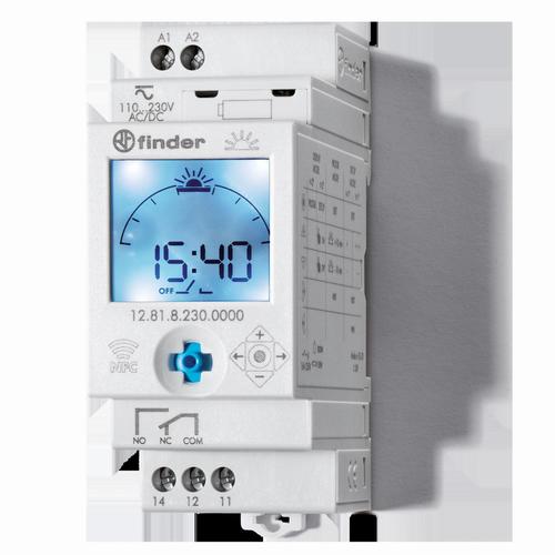 Zegar sterujący serii 12: 1 P; 16 A; 110…230 V AC/DC, 12.81.8.230.0000
