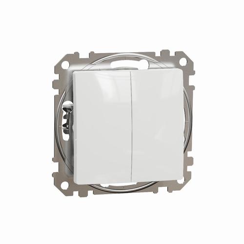 łącznik Sedna Design, podwójny schodowy, biały