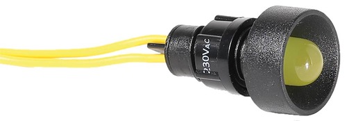 lampka sygnalizacyjna LED LS LED 10 Y 230AC D=10mm żółta 230V AC