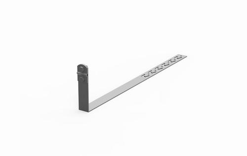 uchwyt pod dachówkę L-415mm H-100mm ocynk skręcamy z zaczepami 10.3.1/Z/S OG /91003402