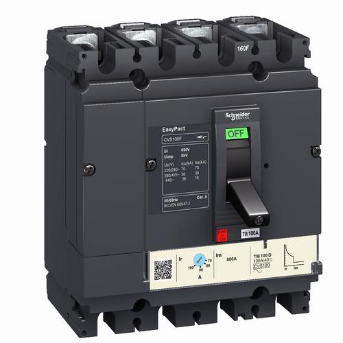 wyłącznik Compact CVS,  25kA , wyzwalacz TMD160A 4P4D