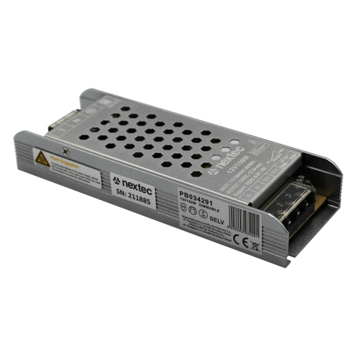 zasilacz LED modułowy graphite TRIAC & 0/1-10V DIMM IP20 12V 12,5A 150W