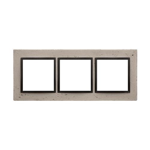 SIMON 54 NATURE ramka 3-kr. beton funda mente