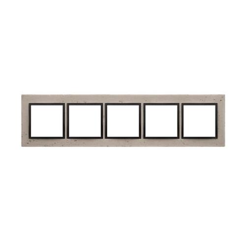 SIMON 54 NATURE ramka 5-kr. beton funda mente