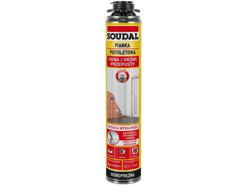 pianka montażowa pistoletowa YELLOW Soudal 750 ml