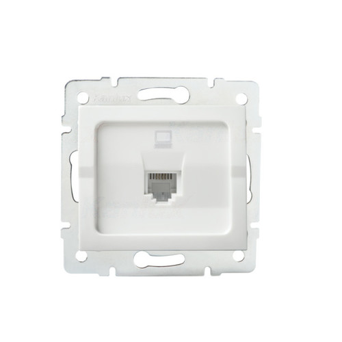 Adapter LOGI 02-1399-002 bi gniazdo komputerowe pojedyncze 1xRJ45