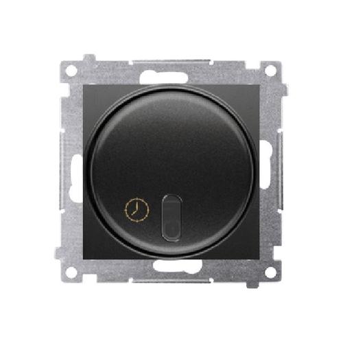 SIMON 54 wyłącznik z opóźnieniem wyłączenia 20-500W (moduł) czarny mat