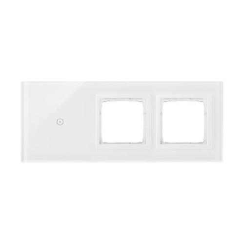 SIMON 54 TOUCH panel dotykowy S54 Touch 3 moduły 1 pole dotykowe + 2 otwory na osprzęty S54 biała perła