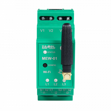 monitor energii elektrycznej  Wi-Fi 1F+N TYP: MEW-01/1F