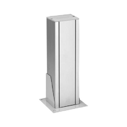 SIMON CONNECT minikolumna 1-stronna, wys.315mm 70x60mm, 6x K45; aluminium
