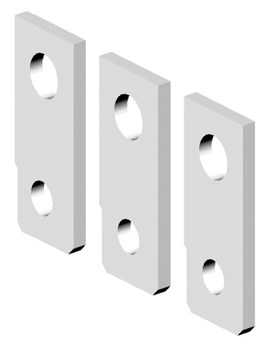 przyłącza szynowe proste (1kpl=3szt.) ZB2 S800-800/3 Straight
