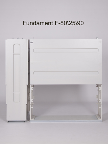 fundament F-80 zdejmowalna osłona górna szary lakier