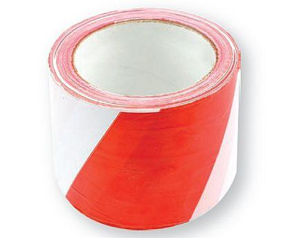 folia ostrzegawcza biało-czerwona 100m LIN 0110