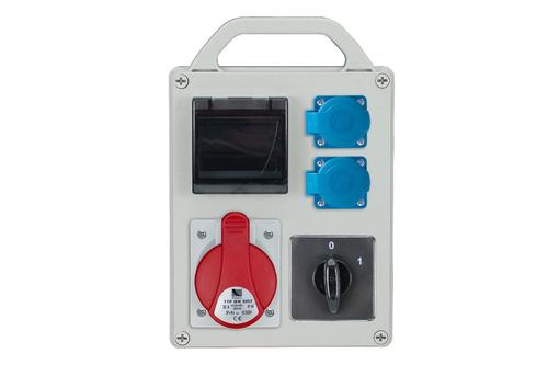 Rozdzielnica R-BOX 240R 4S, 1x32A/5p, 2x250V, wył. 0/1, puste okno